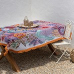 Indigenous Art Throw Rug | Flowers Along The River | Dustin Koa Indigenous Art Throw Rug | Flowers Along The River | Dustin Koa